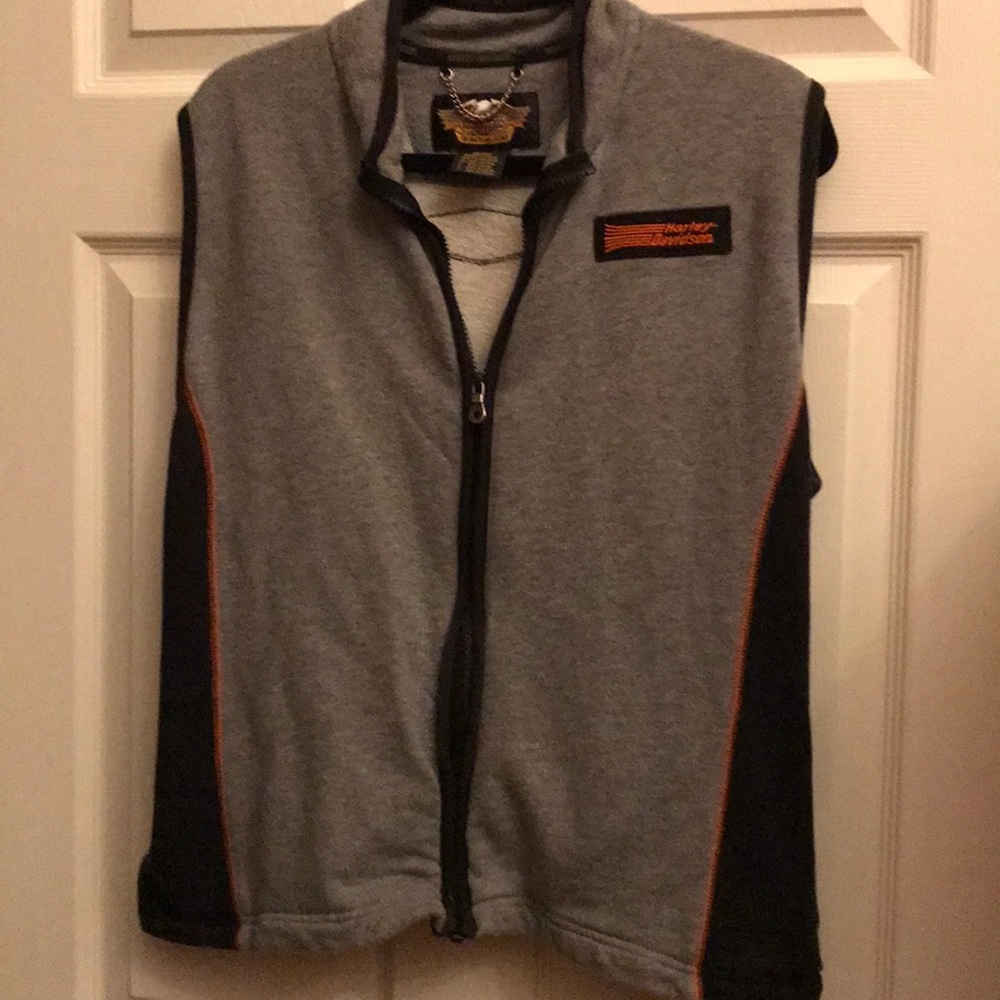 Harley Davidson fleece vest